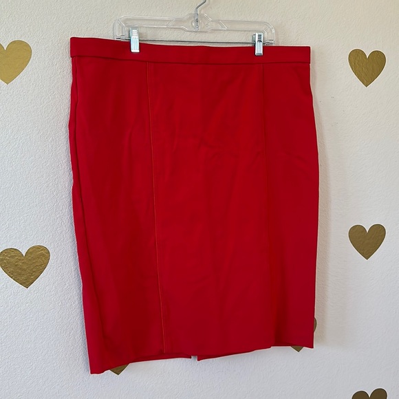 Eloquii Dresses & Skirts - ELOQUII red pencil skirt size 22 EUC